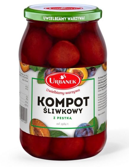 Kompot śliwkowy z pestką