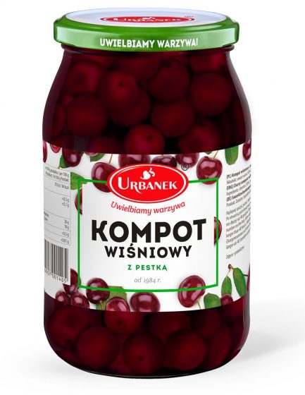 Kompot wiśniowy z pestką