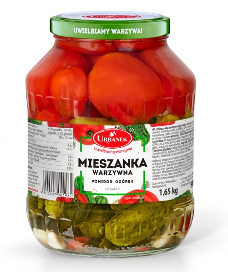 Mieszanka warzywna pomidor, ogórek