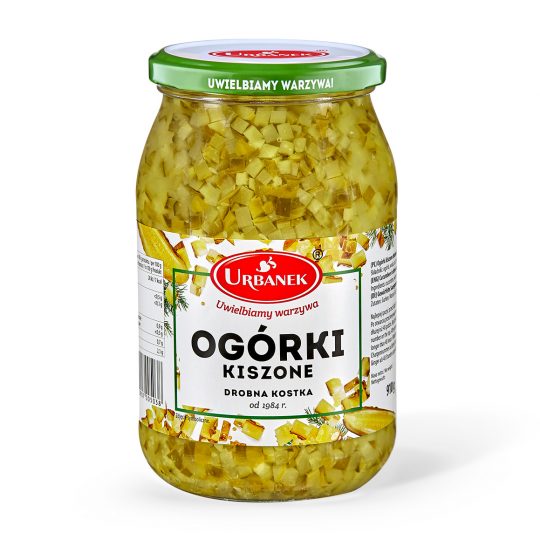 Ogórki kiszone drobna kostka
