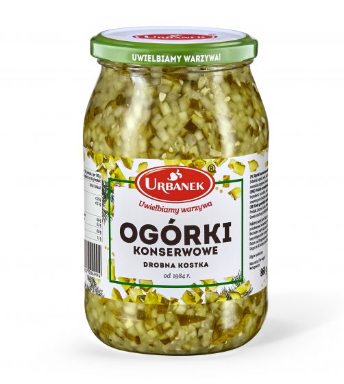 Ogórki konserwowe drobna kostka