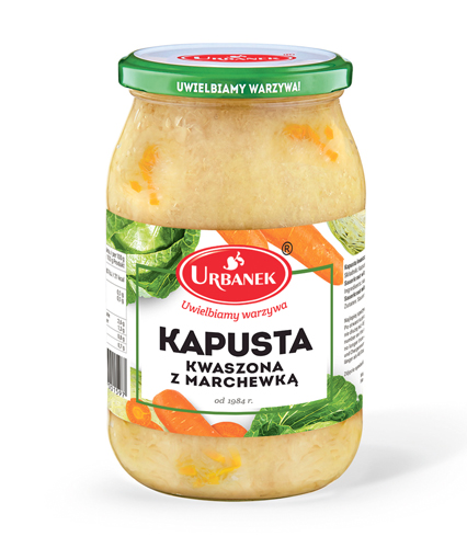 Kapusta kiszona z marchewką