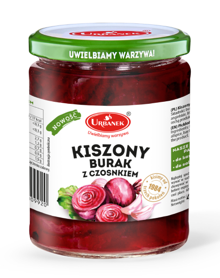 Kiszony burak z czosnkiem