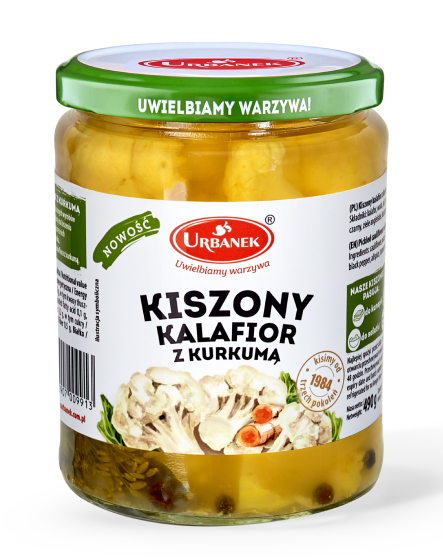 Kiszony kalafior z kurkumą