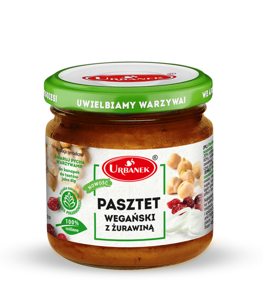 Pasztet wegański z żurawiną